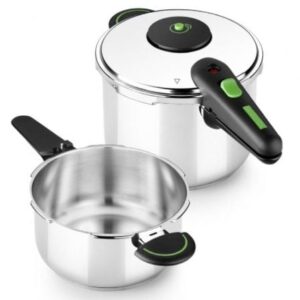 Pack 2 Ollas a Presión Monix Presto M911005/ 4+6L/ Aptas para Inducción - Imagen 1