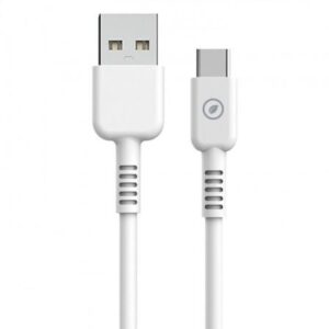 Cable USB 2.0 Tipo-C Muvit For Change MCUSC0003/ USB Tipo-C Macho - USB Macho/ Hasta 27W/ 1.2m/ Blanco - Imagen 1
