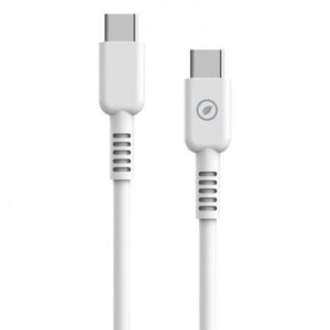 Cable USB 2.0 Tipo-C Muvit For Change MCUSC0008/ USB Tipo-C Macho - USB Tipo-C/ Hasta 60W/ 1.2m/ Blanco - Imagen 1
