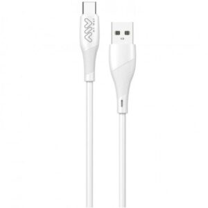 Cable USB 2.0 Tipo-C Myway MWUSC0019/ USB Macho - USB Tipo-C Macho/ 1m/ Blanco - Imagen 1
