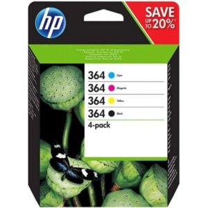 Cartucho de Tinta Original HP nº364 Multipack/ Negro/ Magenta/ Cian/ Amarillo - Imagen 1