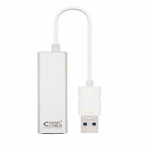 Adaptador USB 3.0 - RJ45 Nanocable 10.03.0401/ 1000Mbps - Imagen 1