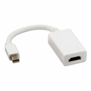 Conversor Nanocable 10.16.0102-W/ Mini DisplayPort Macho - HDMI Hembra/ 15cm/ Blanco - Imagen 1