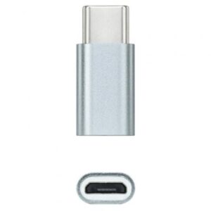 Adaptador Nanocable 10.02.0011/ USB Tipo-C Macho - MicroUSB Hembra - Imagen 1