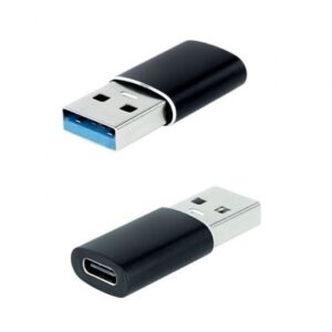 Adaptador USB 3.1 Nanocable 10.02.0012/ USB Macho - USB Tipo-C Hembra - Imagen 1