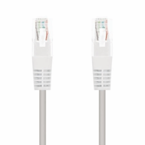 Cable de Red RJ45 UTP Nanocable 10.20.0110-W Cat.5/ 10m/ Blanco - Imagen 1