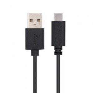 Cable USB 2.0 Tipo-C Nanocable 10.01.2100/ USB Tipo-C Macho - USB Macho/ 50cm/ Negro - Imagen 1
