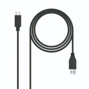 Cable USB 3.1 Tipo-C Nanocable 10.01.4001-L150/ USB Tipo-C Macho - USB Macho/ 1.5m/ Negro - Imagen 1