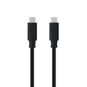 Cable USB 3.1 Tipo-C Nanocable 10.01.4102/ USB Tipo-C Macho - USB Tipo-C Macho/ 2m/ Negro - Imagen 1