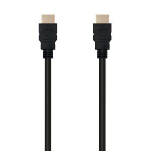 Cable HDMI 1.3b Nanocable 10.15.0301/ HDMI Macho - HDMI Macho/ 1m/ Negro - Imagen 1