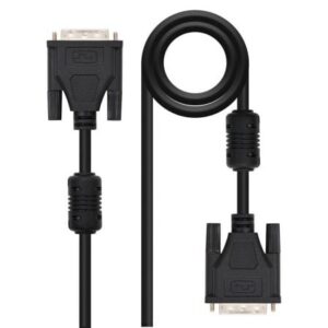Cable DVI Dual Nanocable 10.15.0802/ DVI Macho - DVI Macho/ 1.8m/ Negro - Imagen 1