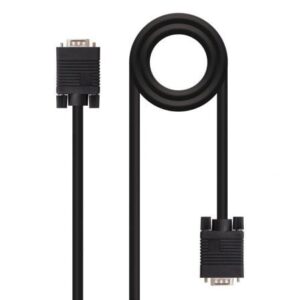 Cable SVGA Nanocable 10.15.1305/ VGA Macho - VGA Macho/ 5m/ Negro - Imagen 1