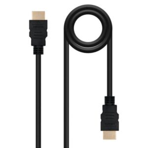Cable HDMI 1.4 Nanocable 10.15.1703/ HDMI Macho - HDMI Macho/ 3m/ Negro - Imagen 1