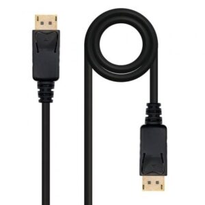 Cable DisplayPort 1.2 4K Nanocable 10.15.2303/ DisplayPort Macho - DisplayPort Macho/ 3m/ Negro - Imagen 1