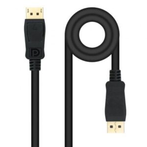 Cable DisplayPort Nanocable 10.15.2600/ DisplayPort Macho - DisplayPort Macho/ 50cm/ Negro - Imagen 1