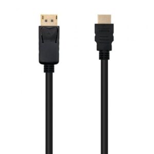 Cable Conversor Nanocable 10.15.4300/ Displayport Macho - HDMI Macho/ 50cm/ Negro - Imagen 1