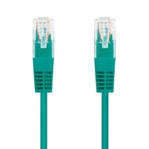 Cable de Red RJ45 UTP Nanocable 10.20.0400-GR/ Cat.6/ 50cm/ Verde - Imagen 1