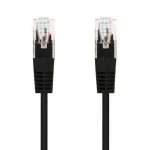 Cable de Red RJ45 UTP Nanocable 10.20.0400-L25-BK Cat.6/ 25cm/ Negro - Imagen 1