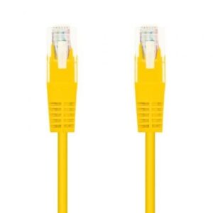 Cable de Red RJ45 AWG24 UTP Nanocable 10.20.0401-Y Cat.6/ 1m/ Amarillo - Imagen 1
