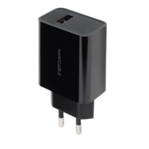 Cargador de Pared Nanocable 10.10.2004/ 1xUSB/ 2.1A/ Negro - Imagen 1