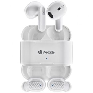Auriculares Bluetooth NGS Ártica Duo con estuche de carga/ Autonomía 5h/ Blancos - Imagen 1