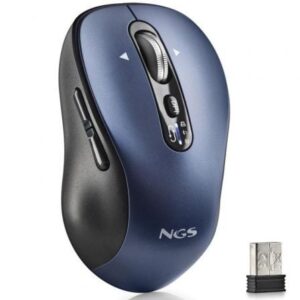 Ratón Inalámbrico por Bluetooth NGS Infinity-RB/ Batería recargable/ Hasta 3200 DPI/ Azul - Imagen 1