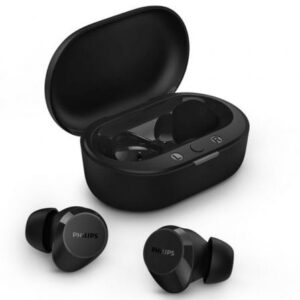 Auriculares Bluetooth Philips TAT1209 con estuche de carga/ Autonomía 6h/ Negros - Imagen 1
