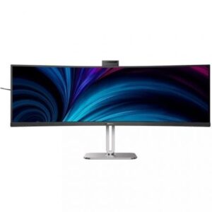Monitor Profesional Ultraparonámico Curvo Philips 49B2U5900CH 48.8'/ Dual QHD/ Webcam/ Multimedia/ Regulable en altura/ Plata y Negro - Imagen 1