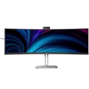 Monitor Profesional Ultraparonámico Curvo Philips 49B2U6900CH 48.8'/ Dual QHD/ Multimedia/ Regulable en altura/ Webcam/ Negro - Imagen 1