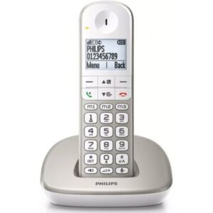Teléfono Inalámbrico Philips XL4901S/23/ Plata y Blanco - Imagen 1