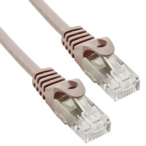 Cable de Red RJ45 UTP Phasak PHK 1652 Cat.6/ 25cm/ Gris - Imagen 1