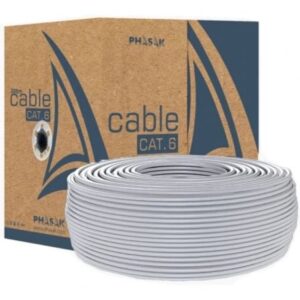 Bobina de Cable RJ45 UTP Phasak PHR 6100 Cat.6/ 100m - Imagen 1