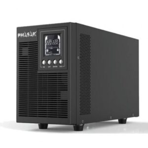 SAI Online Phasak 2000 VA Online LCD/ 2000VA-1800W/ 4 Salidas/ Formato Torre - Imagen 1