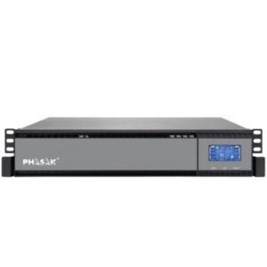 SAI Online Phasak Rack 19' 2000 VA Online LCD/ 2000VA-1800W/ 4 Salidas/ Formato Rack - Imagen 1