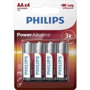 Pack de 4 Pilas AA Philips LR6P4B/10/ 1.5V/ Alcalina - Imagen 1
