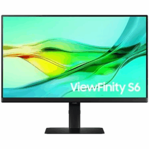 Monitor Profesional Samsung ViewFinity S6 S24D604UAU 24'/ QHD/ Regulable en Altura/ Negro - Imagen 1