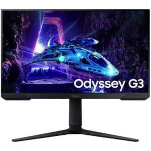 Monitor Gaming Samsung Odyssey G3 S24DG300EU/ 24'/ Full HD/ 1ms/ 180Hz/ VA/ Regulable en altura/ Negro - Imagen 1