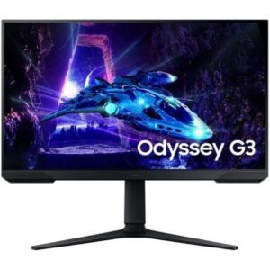 Monitor Gaming Samsung Odyssey G3 S24DG304EU/ 24'/ Full HD/ 1ms/ 180Hz/ VA/ Regulable en altura/ Negro - Imagen 1