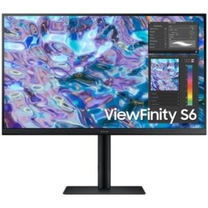 Monitor Profesional Samsung ViewFinity S6 S27B610EQU 27'/ QHD/ Regulable en Altura/ Negro - Imagen 1