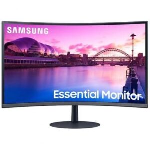 Monitor Curvo Samsung Essential Monitor S39C S27C390EAU/ 27'/ Full HD/ Multimedia/ Negro - Imagen 1