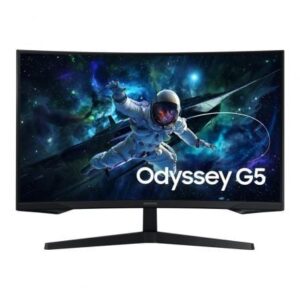 Monitor Gaming Curvo Samsung Odyssey G5 S27CG554EU 27'/ QHD/ 1ms/ 165Hz/ VA/ Negro - Imagen 1