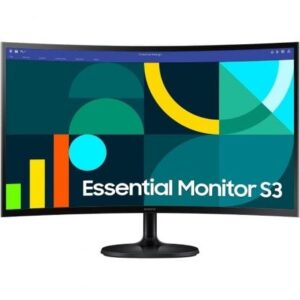 Monitor Profesional Samsung Essential Monitor S3 S36GD S24D302GAU/ 27'/ Full HD/ Negro - Imagen 1