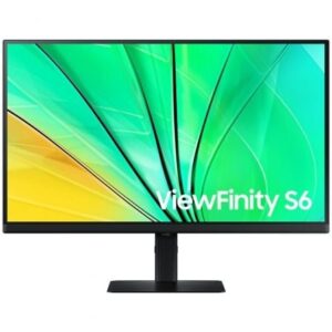 Monitor Profesional Samsung ViewFinity S6 S27D600EAU 27'/ QHD/ Regulable en Altura/ Negro - Imagen 1