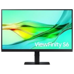 Monitor Profesional Samsung ViewFinity S6 S27D600UAU 27'/ QHD/ Regulable en Altura/ Negro - Imagen 1