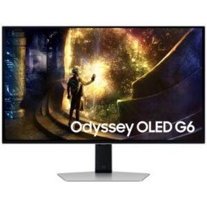 Smart Monitor Gaming Samsung OLED Odyssey G6 S27DG610SU 27'/ QHD/ 0.03ms/ 240Hz/ VA/ Regulable en altura/ Smart TV/ Plata - Imagen 1