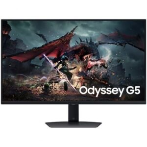 Monitor Gaming Samsung Odyssey G5 S32DG500EU 32'/ QHD/ 1ms/ 180Hz/ IPS/ Regulable en altura/ Negro - Imagen 1