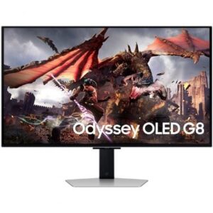 Monitor Gaming Samsung Odyssey OLED G8 S32DG802SU 32'/ 4K/ 0.03ms/ 240Hz/ OLED/ Multimedia/ Regulable en altura/ Gris - Imagen 1
