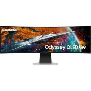 Smart Monitor Ultraparonamico Curvo Gaming Samsung Odyssey OLED G9 S49CG950SU 49'/ Dual QHD/ Multimedia/ 0.03ms/ 240Hz/ OLED/ Regulable en altura Gris - Imagen 1