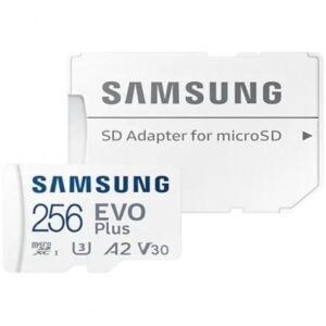 Tarjeta de Memoria Samsung EVO Plus 2023 256GB microSD XC con Adaptador/ Clase 10/ 160MBs - Imagen 1