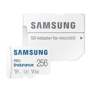 Tarjeta de Memoria Samsung Pro Endurance 256GB microSD XC con Adaptador/ Clase 10/ 100MBs - Imagen 1